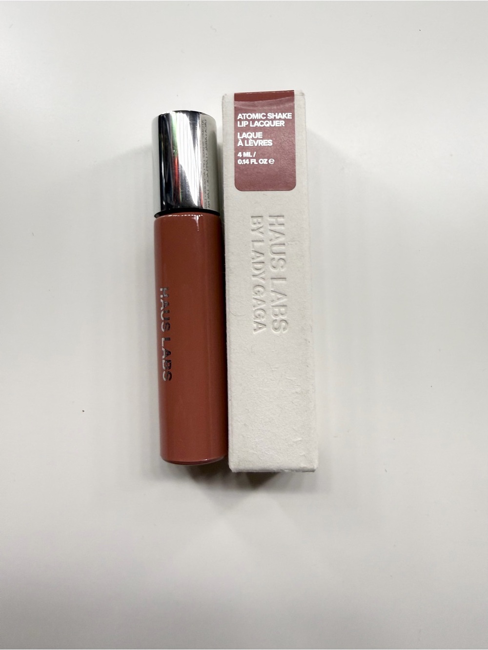 Haus Labs Rosewood Shine Atomic Shake Lip Lacquer